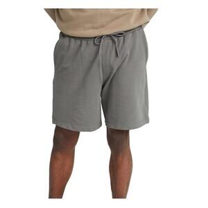 Richer Poorer Men Terry Drawstring Shorts Gunmetal Size M
